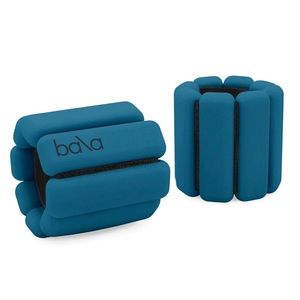 Bala Bangles 1 Lb Deep Blue Workout Weights Adjustable Wrist or Ankle